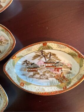 Nippon Royal Kaga Salt Dish's, set of 5